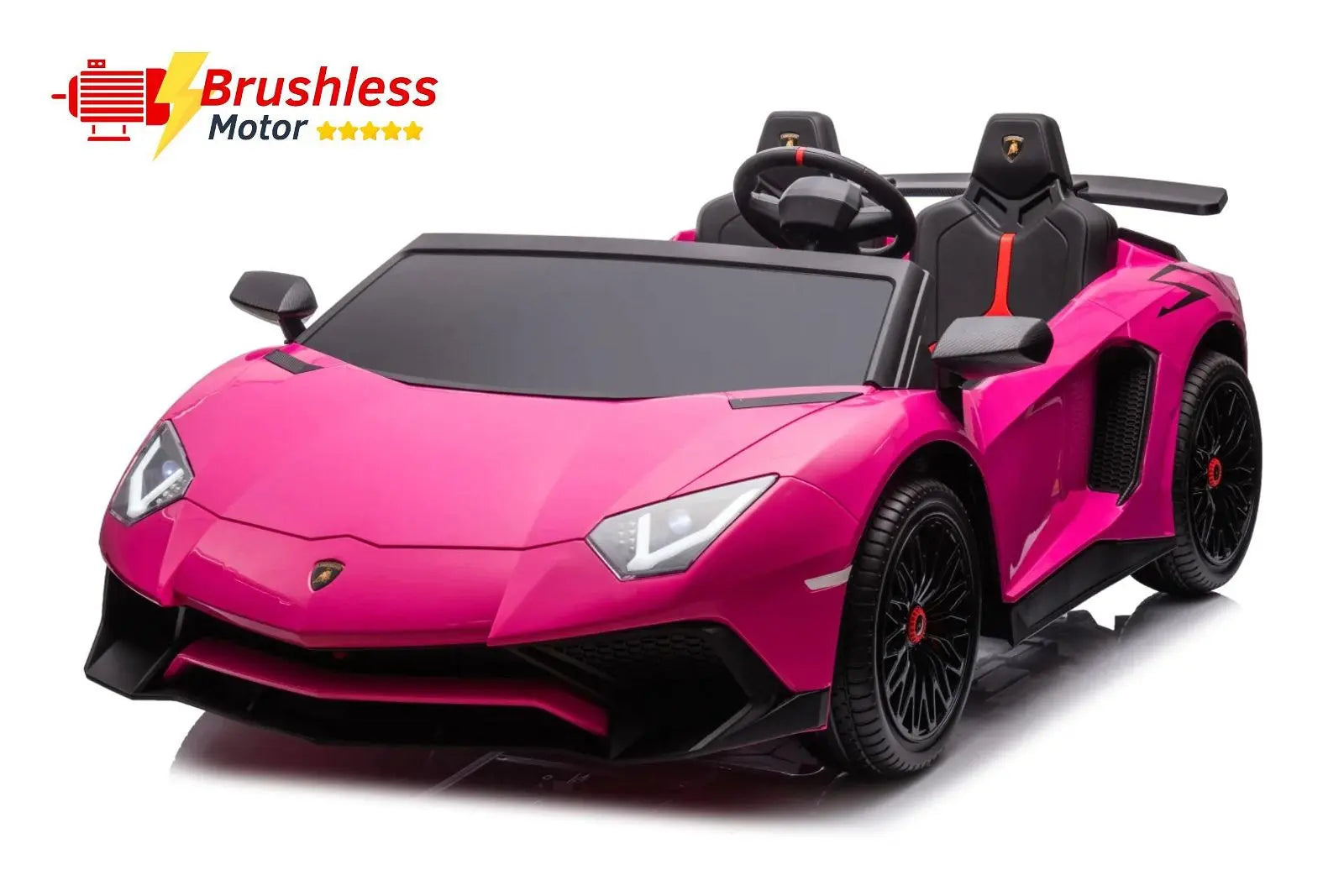 24V Lamborghini Aventador 2 Seater Ride On Car for Kids: Advanced Brushless Motor & Differential for High-Octane Fun DTI Direct Canada