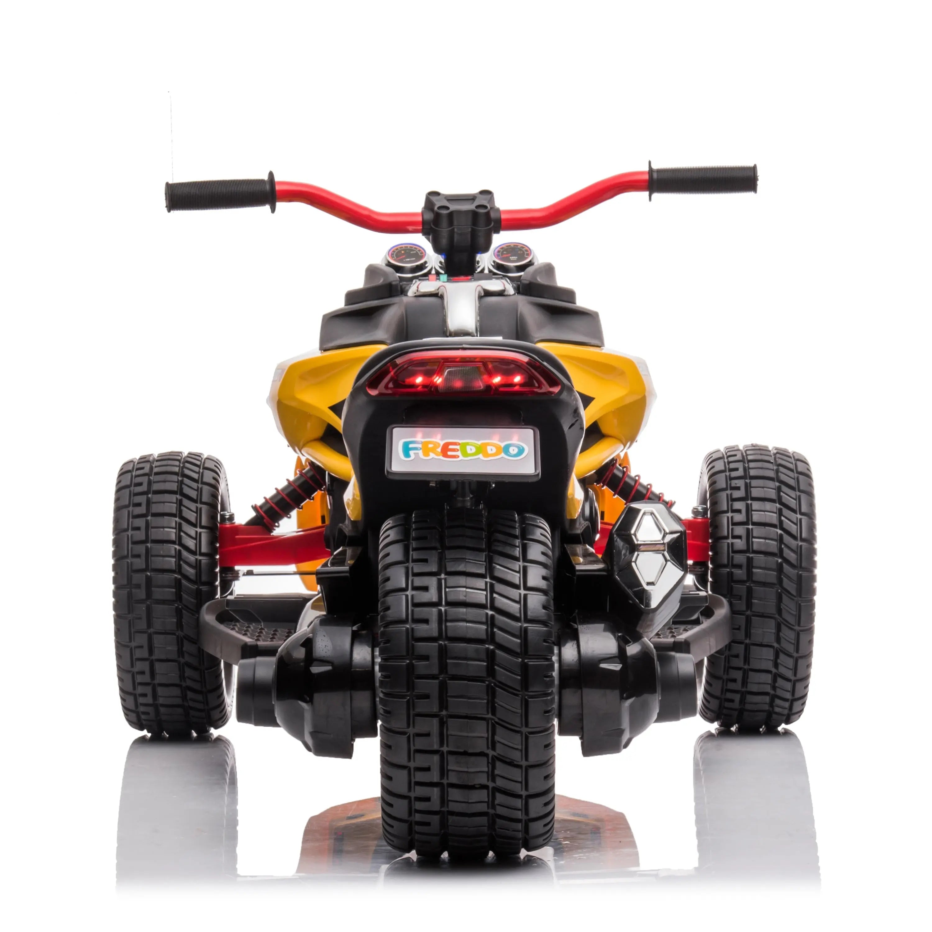 24V Freddo Spider 2 Seater Ride-On 3 Wheel Motorcycle DTI Direct Canada