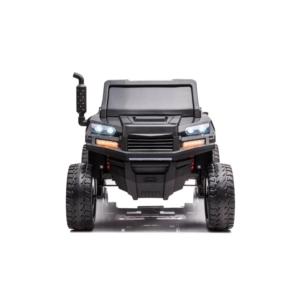 24V 6 Wheeler Freddo Tractor Trailer 2 Seater Ride-on with Dump Cart and Parental Remote DTI Direct Canada