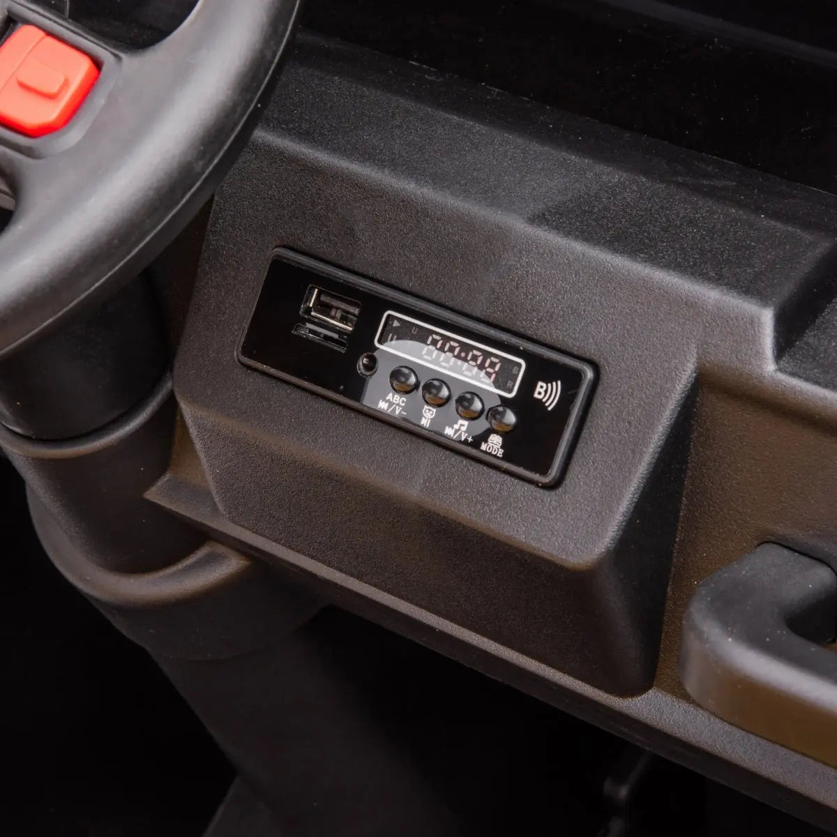 24V 6 Wheeler Freddo Tractor Trailer 2 Seater Ride-on with Dump Cart and Parental Remote DTI Direct Canada