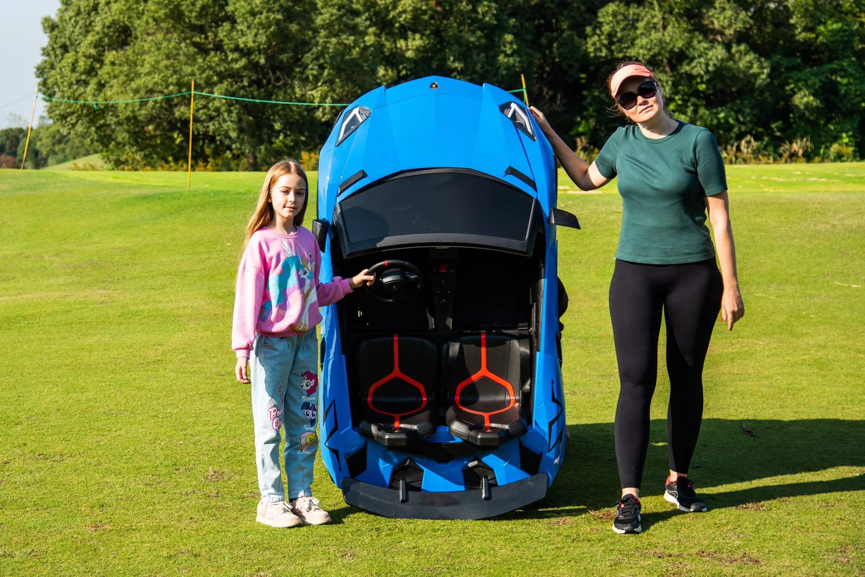 24V Lamborghini Aventador 2 Seater Ride On Car for Kids: Advanced Brushless Motor & Differential for High-Octane Fun DTI Direct Canada
