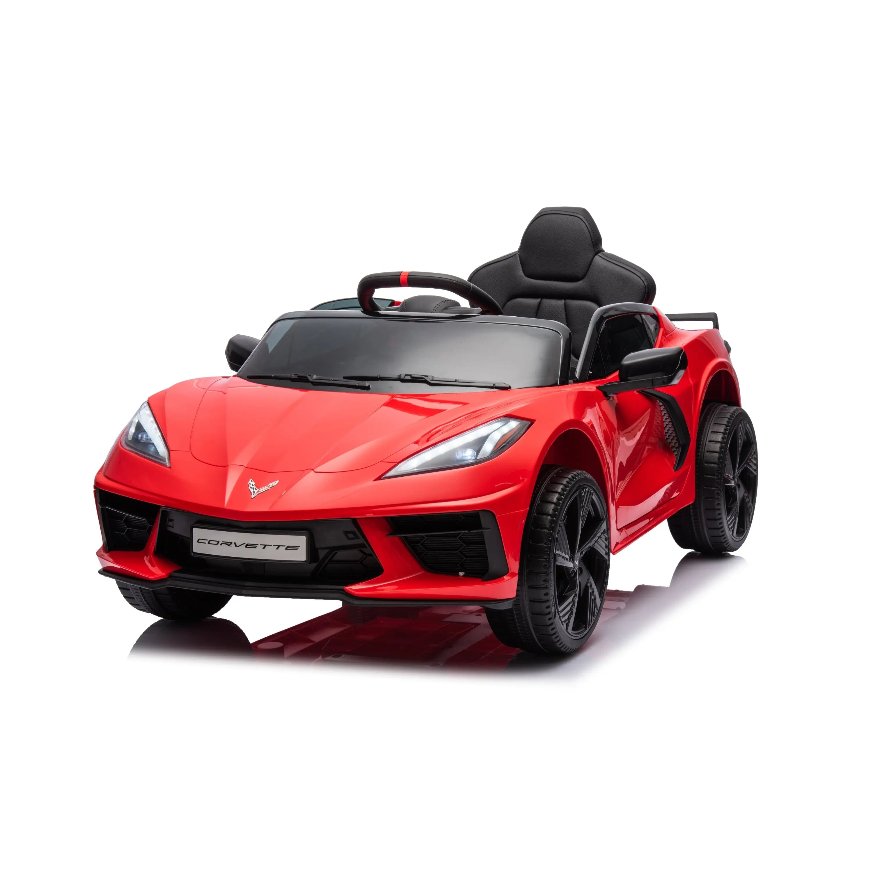 12V Chevrolet Corvette C8 1-Seater Kids Ride-On Car DTI Direct Canada