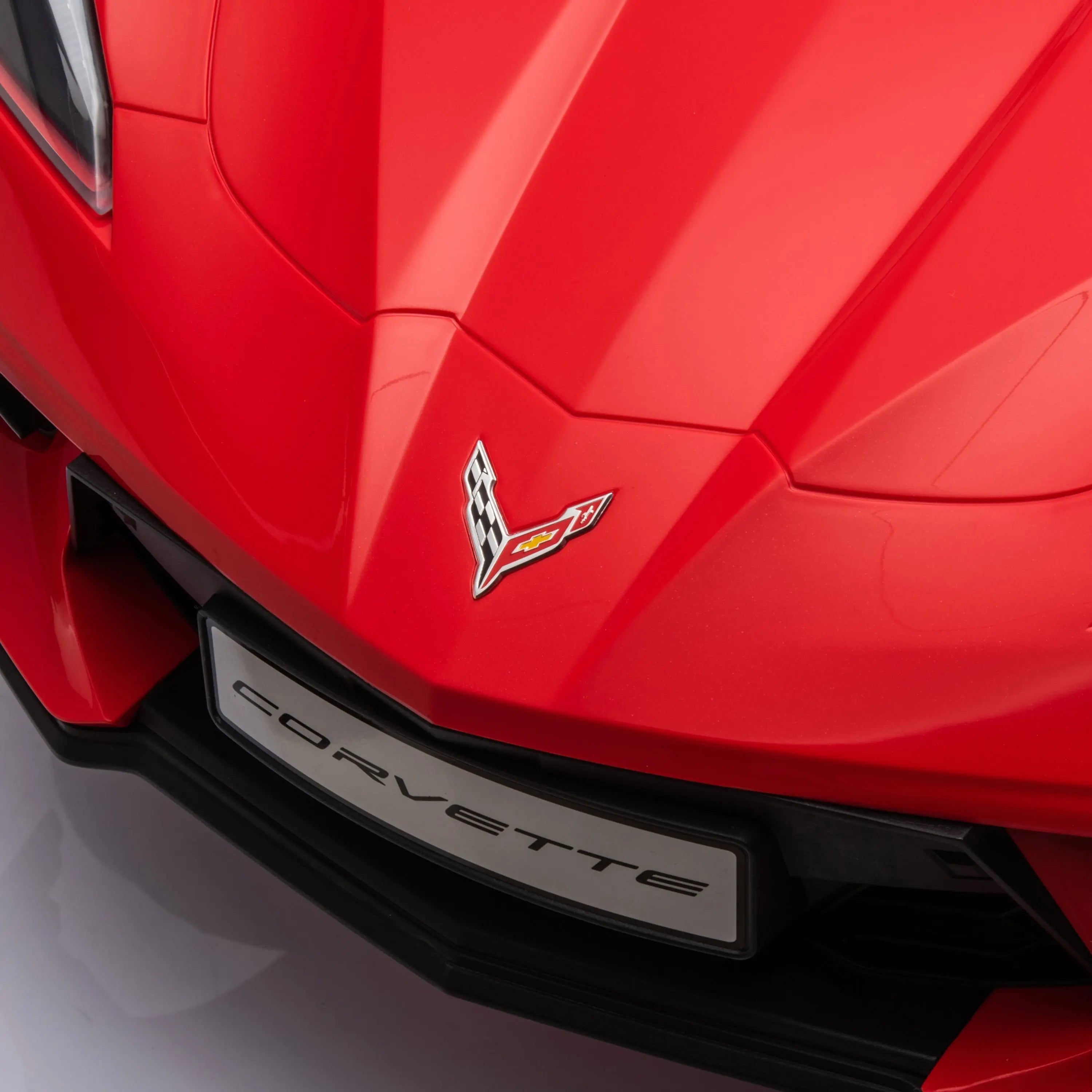 12V Chevrolet Corvette C8 1-Seater Kids Ride-On Car DTI Direct Canada