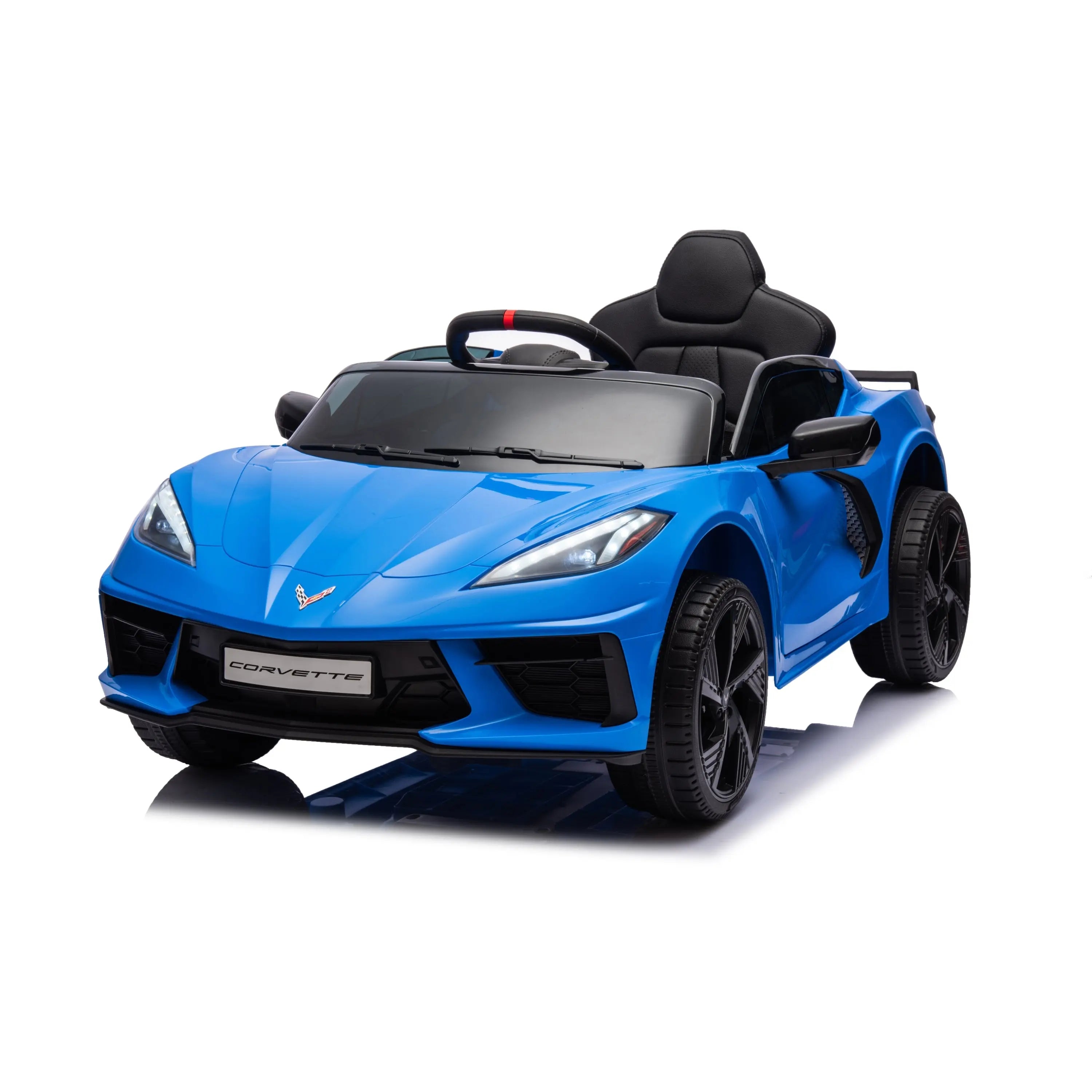 12V Chevrolet Corvette C8 1-Seater Kids Ride-On Car DTI Direct Canada