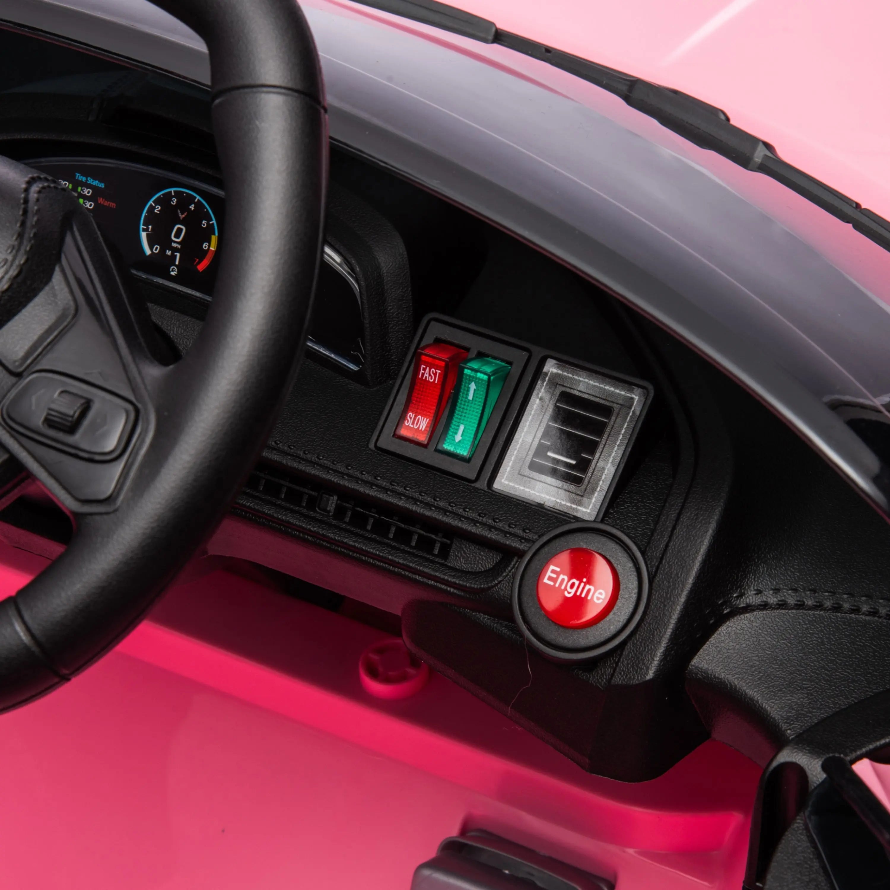 12V Chevrolet Corvette C8 1-Seater Kids Ride-On Car DTI Direct Canada