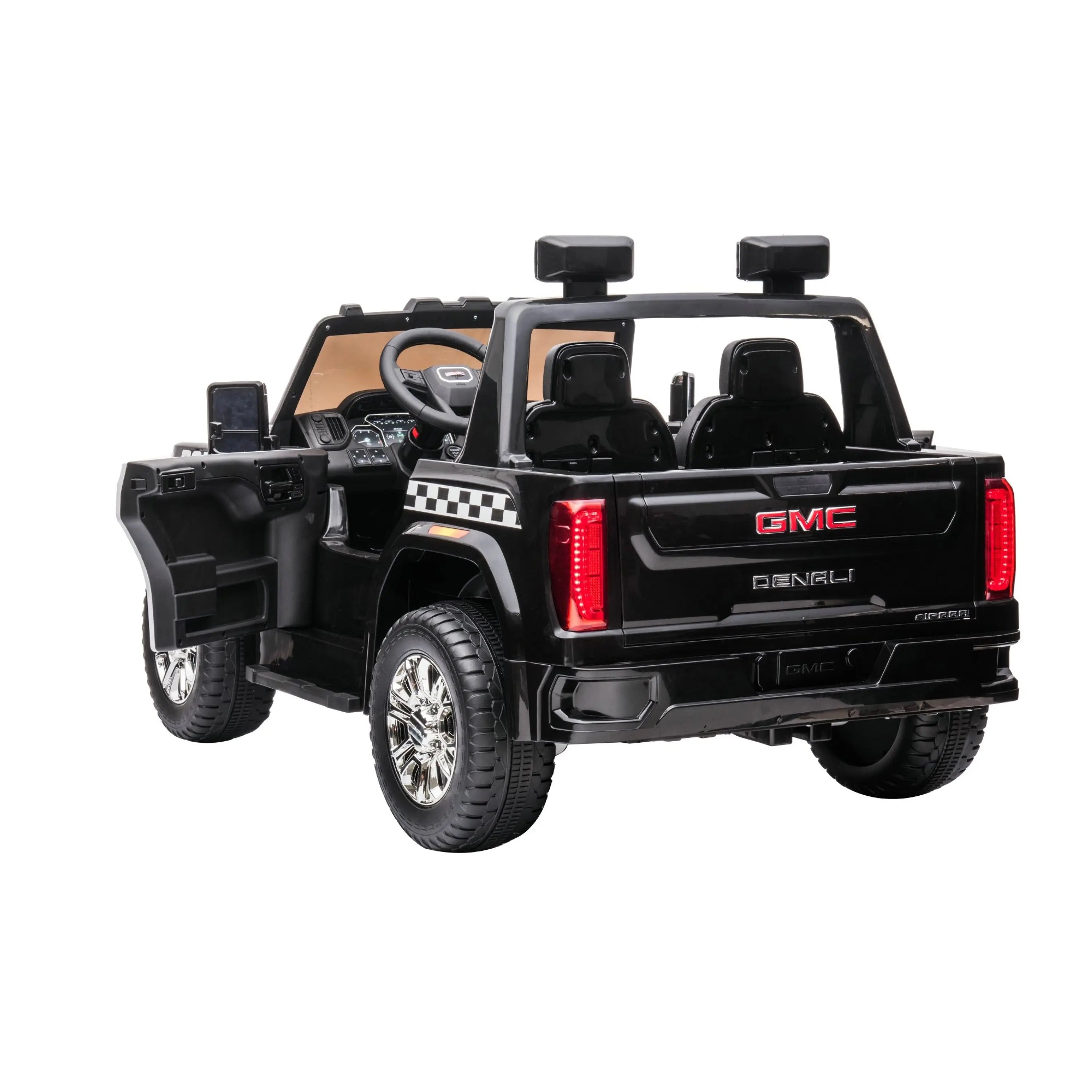 24V GMC Sierra Denali 2 Seater Police Ride-On Truck DTI Direct Canada