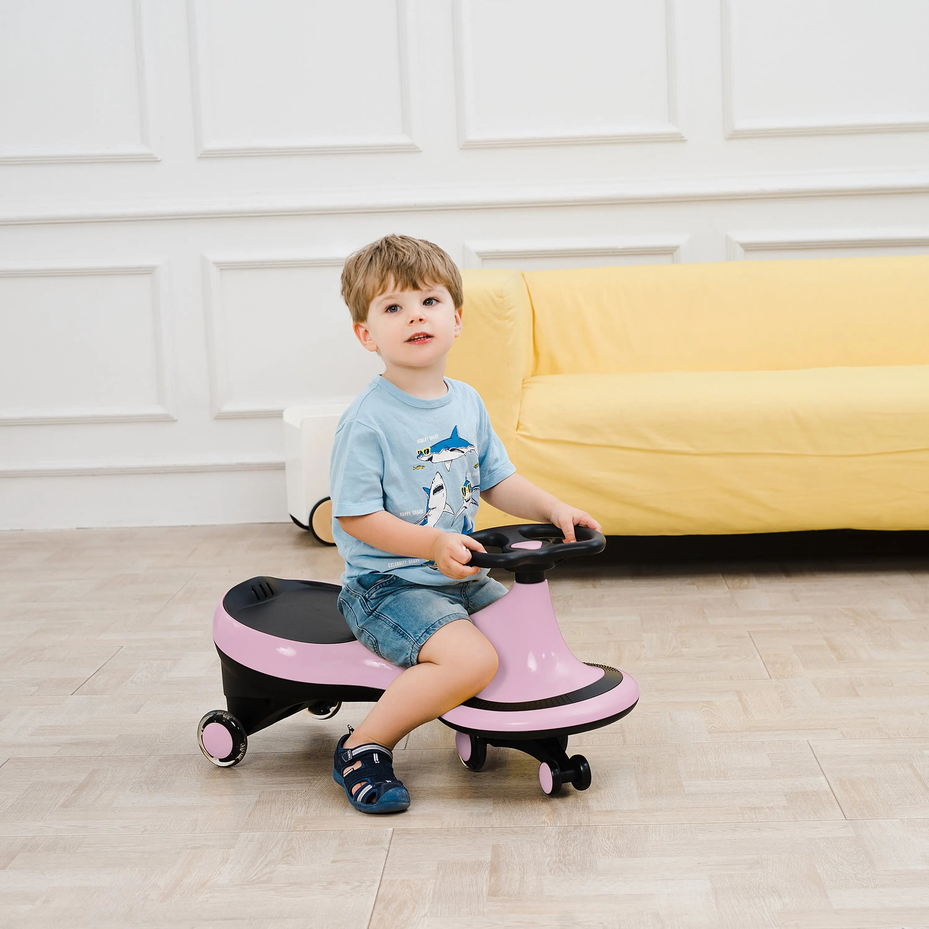 Freddo Toys Swing Car with Flashing Wheels DTI Direct Canada