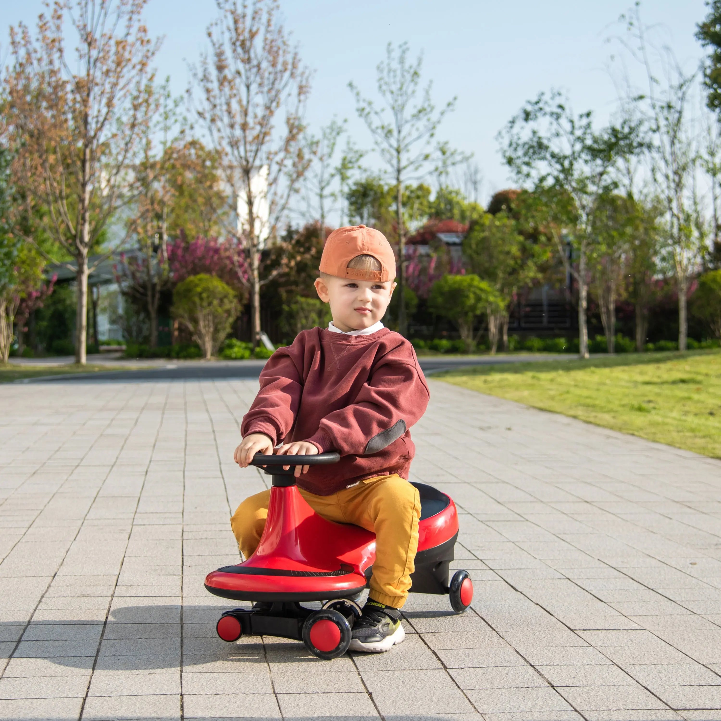 Freddo Toys Swing Car with Flashing Wheels DTI Direct Canada