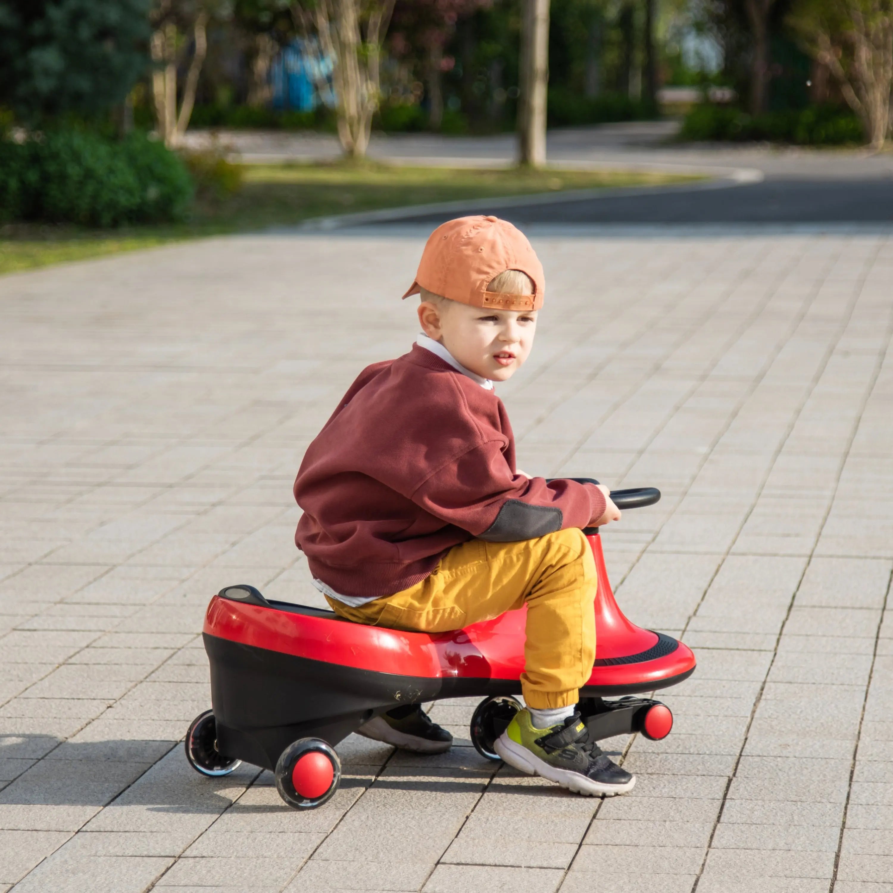 Freddo Toys Swing Car with Flashing Wheels DTI Direct Canada