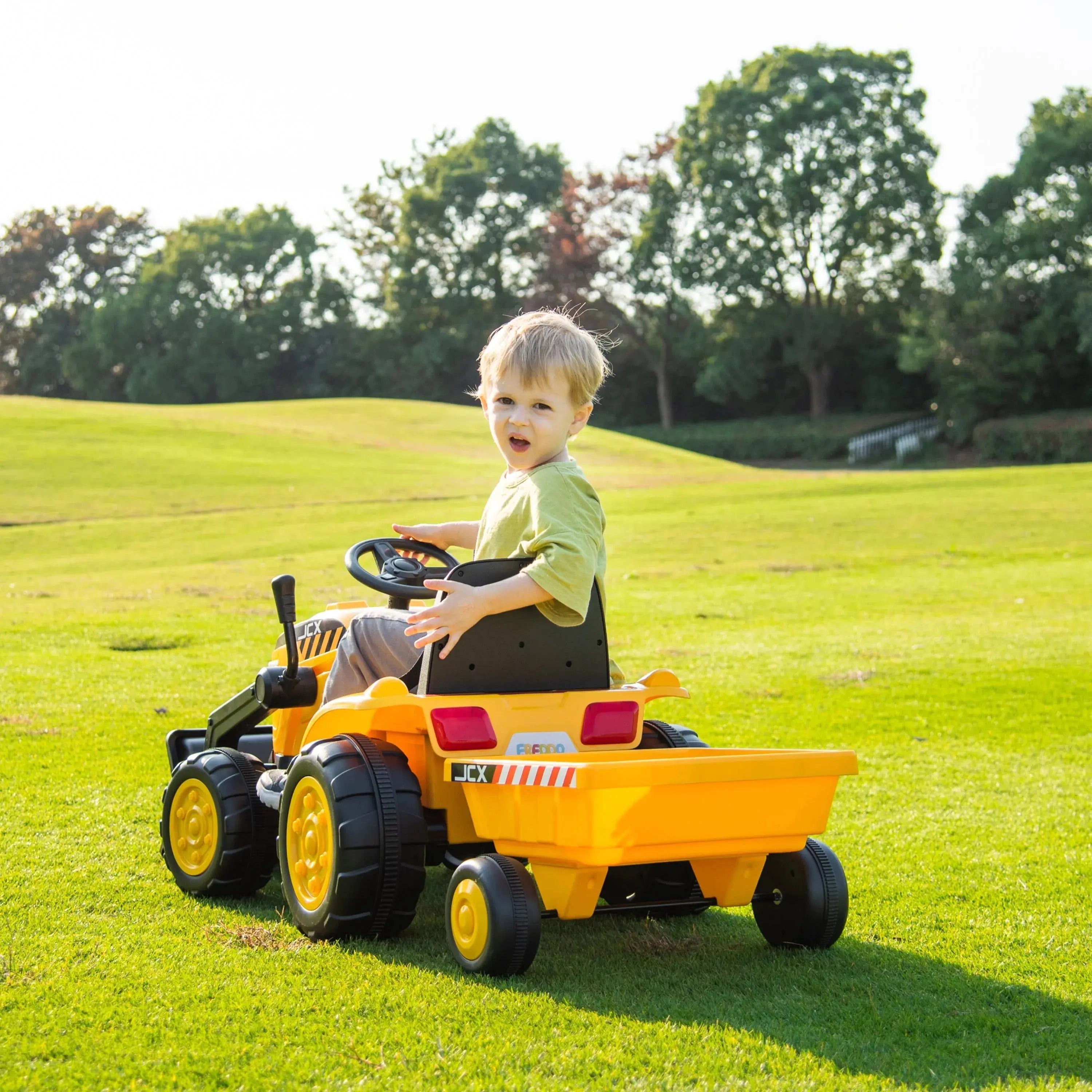 12V Freddo Excavator 1 Seater Ride-on  Freddo Toys