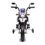 12V Aprilia Motorcycle 1 Seater Ride On for Kids – handlebars and controls | Freddo Toys Canada