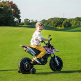 12V Aprilia Motorcycle 1 Seater Ride On for Kids – headlight detail | Freddo Toys Canada