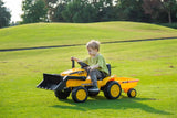 12V Freddo Excavator 1 Seater Ride on for Kids – front view | Freddo Toys Canada