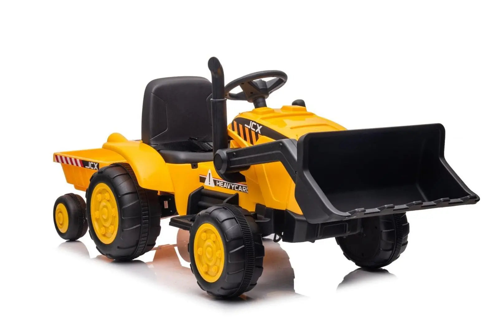 12V Freddo Excavator 1 Seater Ride on for Kids – steering wheel and controls | Freddo Toys Canada