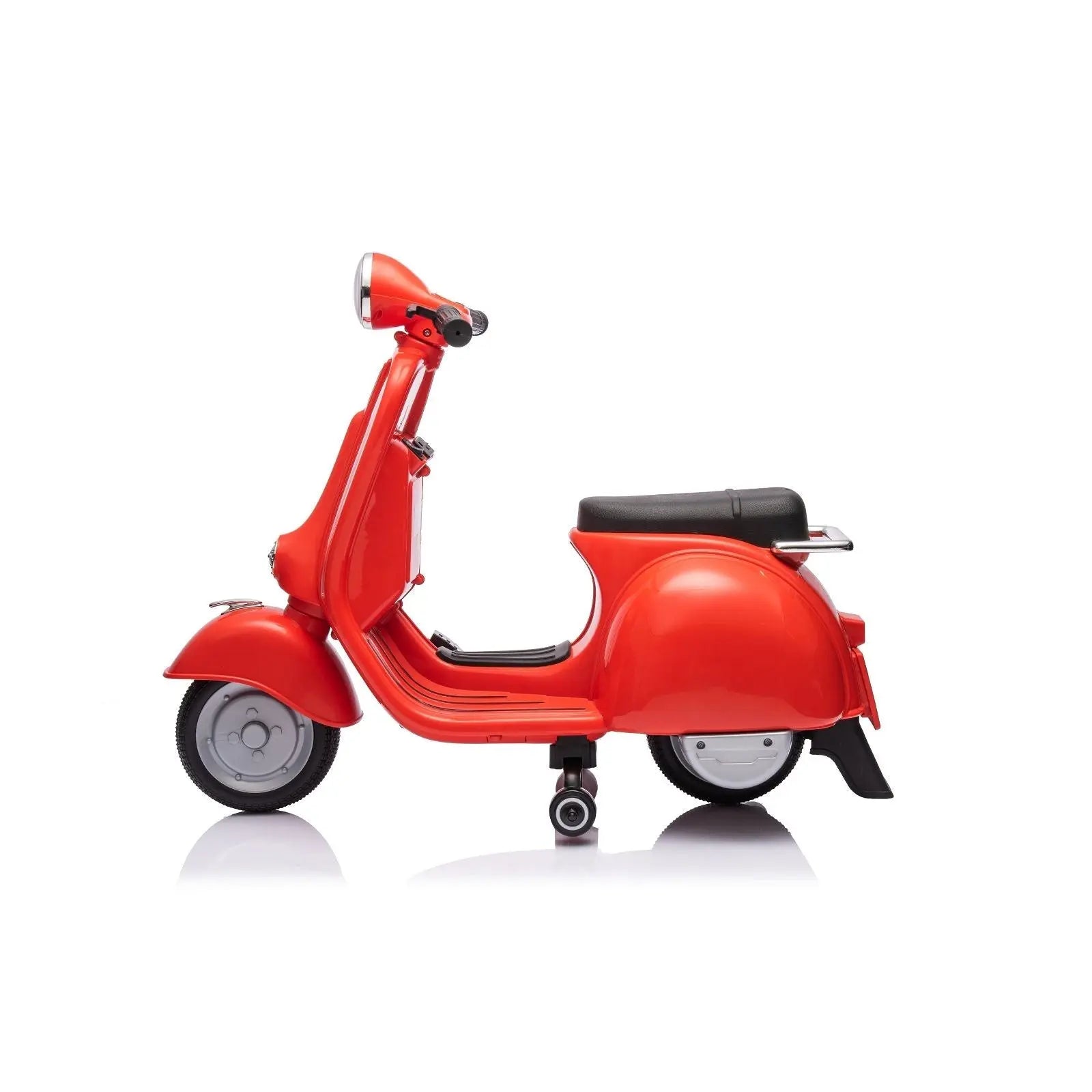 12V Kid's Vespa Electric Ride-On Scooter – side view | Freddo Toys Canada