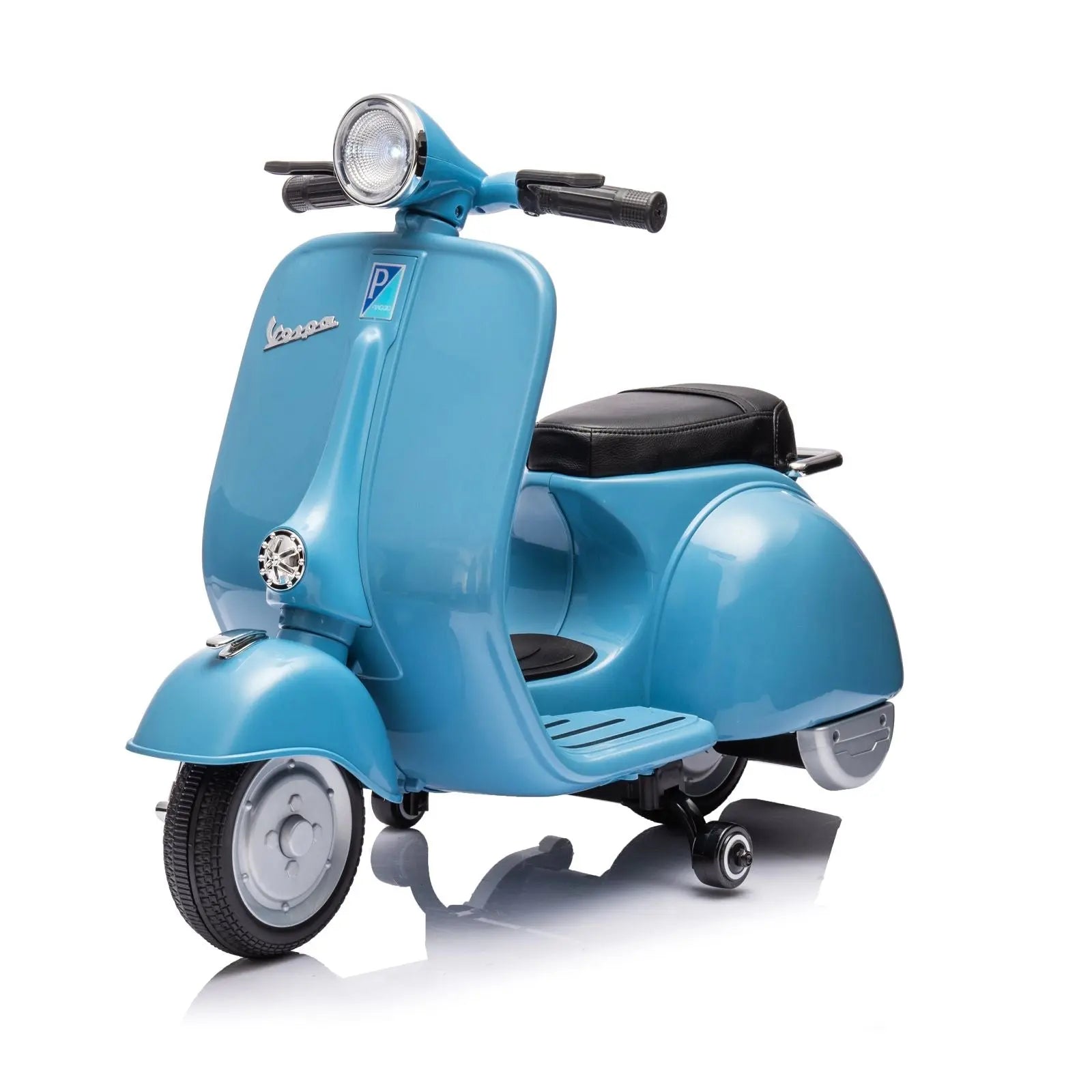12V Kid's Vespa Electric Ride-On Scooter – rear view (2) | Freddo Toys Canada