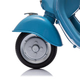 Child riding the 12V Kid's Vespa Electric Ride-On Scooter (2) | Freddo Toys Canada
