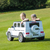 24V 4x4 Mercedes Benz G63 AMG 2 Seater G Wagon Ride on Car – front three-quarter view | Freddo Toys Canada