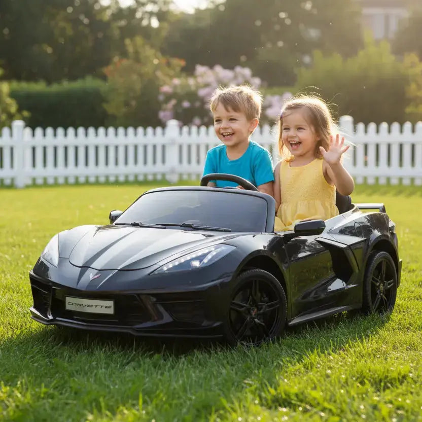 24V Chevrolet Corvette C8 2 Seater Ride on | Freddo Toys Canada