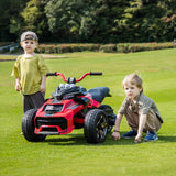 24V Freddo Spider 2 Seater Ride-On 3 Wheel Motorcycle – wheels and tires detail | Freddo Toys Canada