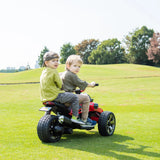 24V Freddo Spider 2 Seater Ride-On 3 Wheel Motorcycle – side view | Freddo Toys Canada