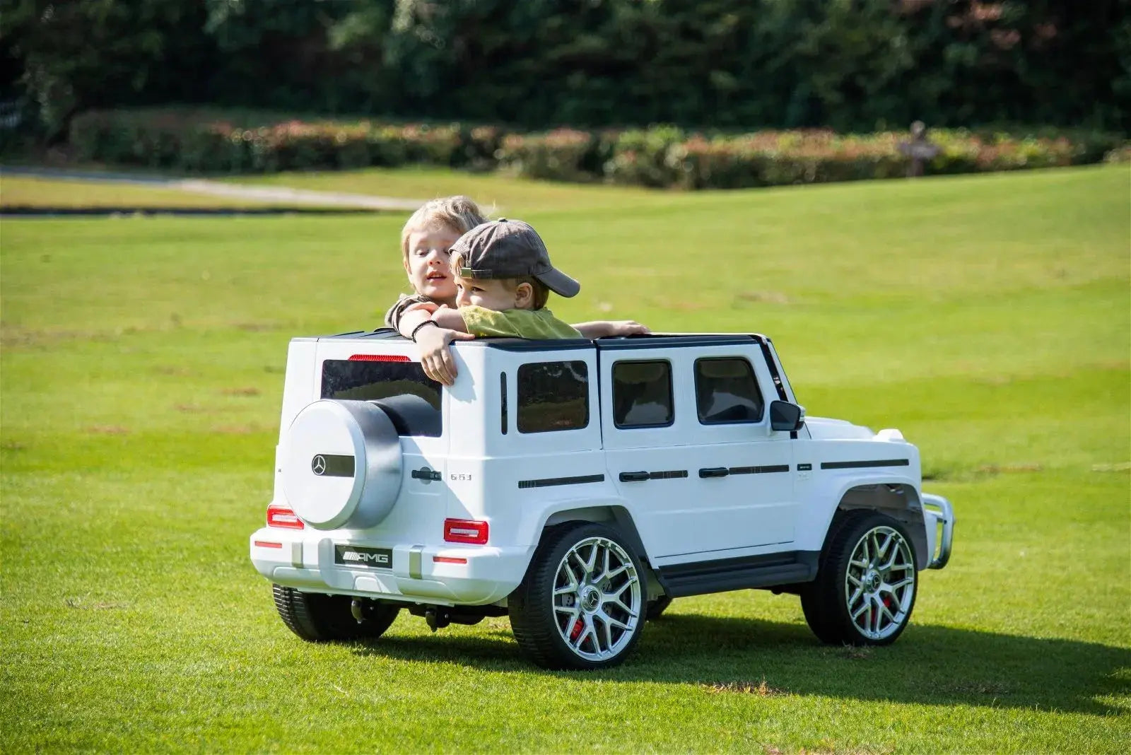 24V 4x4 Mercedes Benz G63 AMG 2 Seater G Wagon Ride on Car  Freddo Toys