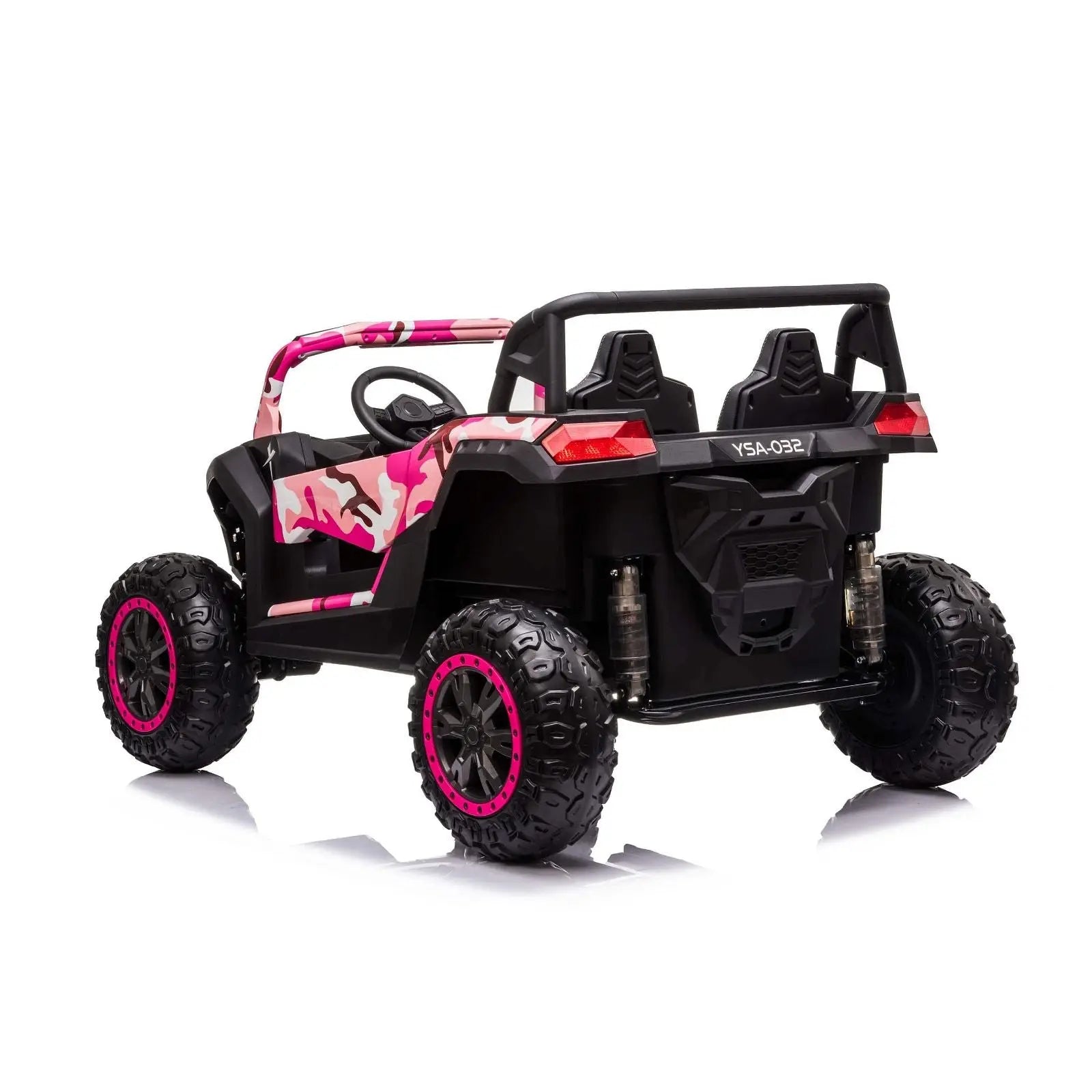 24V 4x4 Freddo Dune Buggy Buccaneer 2 Seater Ride-on – rear three-quarter view | Freddo Toys Canada