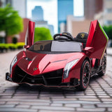 24V 4x4 Lamborghini Veneno 2 Seater Ride on Car – rear view | Freddo Toys Canada