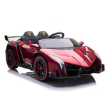 24V 4x4 Lamborghini Veneno 2 Seater Ride on Car – dashboard and seat | Freddo Toys Canada