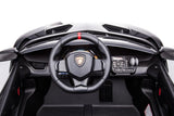 24V 4x4 Lamborghini Veneno 2 Seater Ride on Car – steering wheel and controls | Freddo Toys Canada