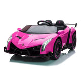 24V 4x4 Lamborghini Veneno 2 Seater Ride on Car – parental remote control | Freddo Toys Canada