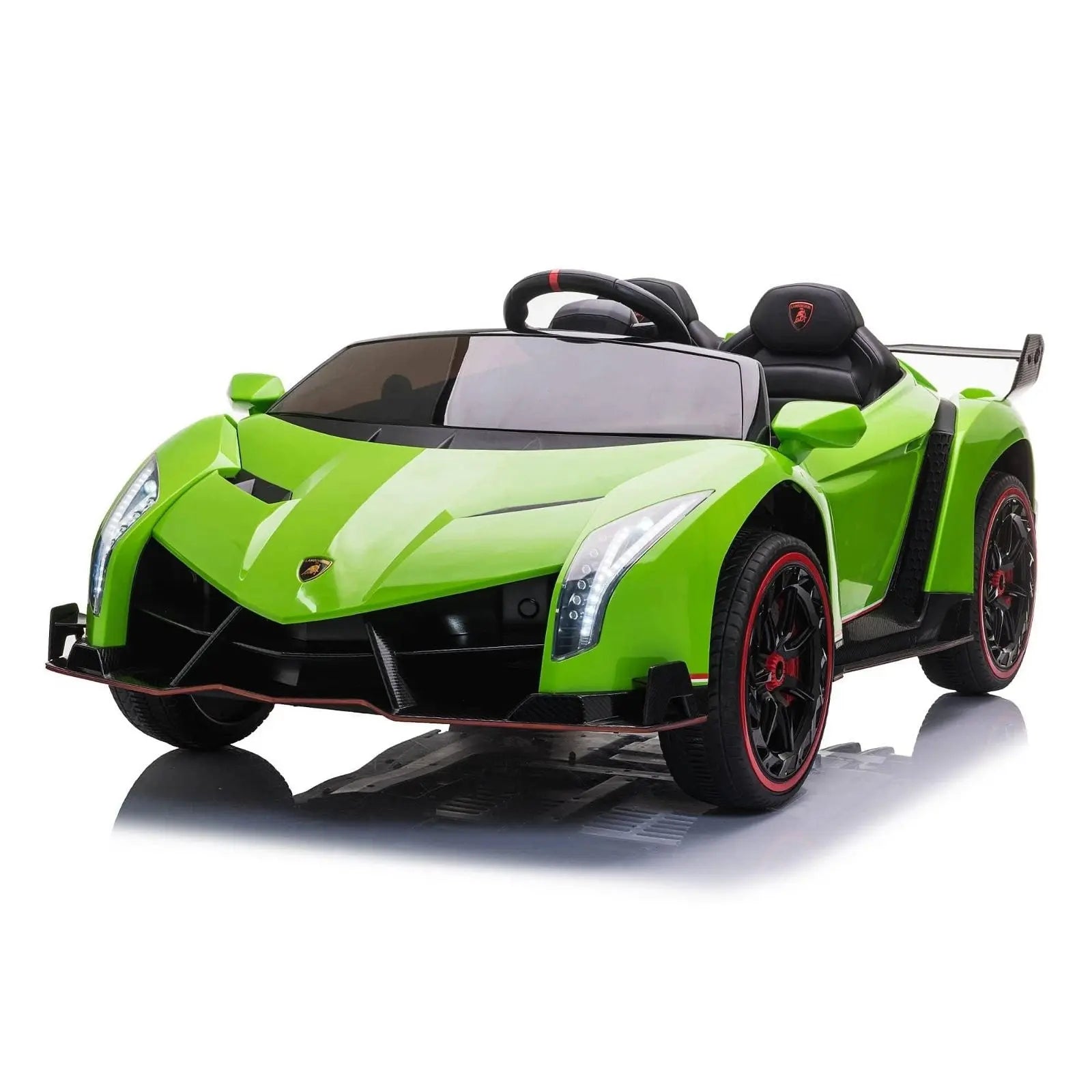 24V 4x4 Lamborghini Veneno 2 Seater Ride on Car – side view (2) | Freddo Toys Canada