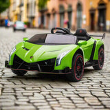 24V 4x4 Lamborghini Veneno 2 Seater Ride on Car – rear view (2) | Freddo Toys Canada