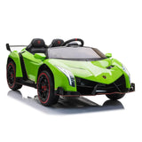 24V 4x4 Lamborghini Veneno 2 Seater Ride on Car – dashboard and seat (2) | Freddo Toys Canada