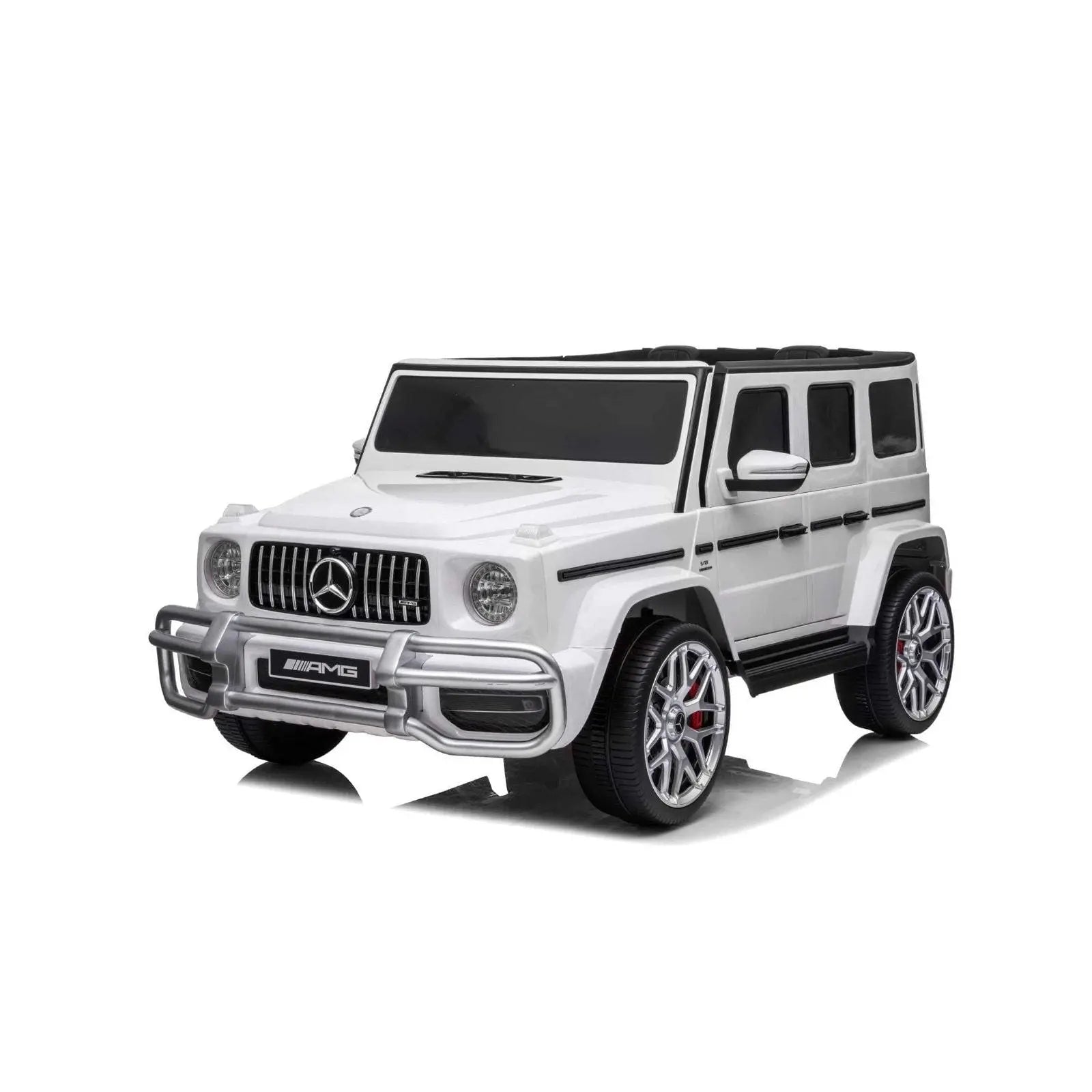 24V 4x4 Mercedes Benz G63 AMG 2 Seater G Wagon Ride on Car – front view | Freddo Toys Canada