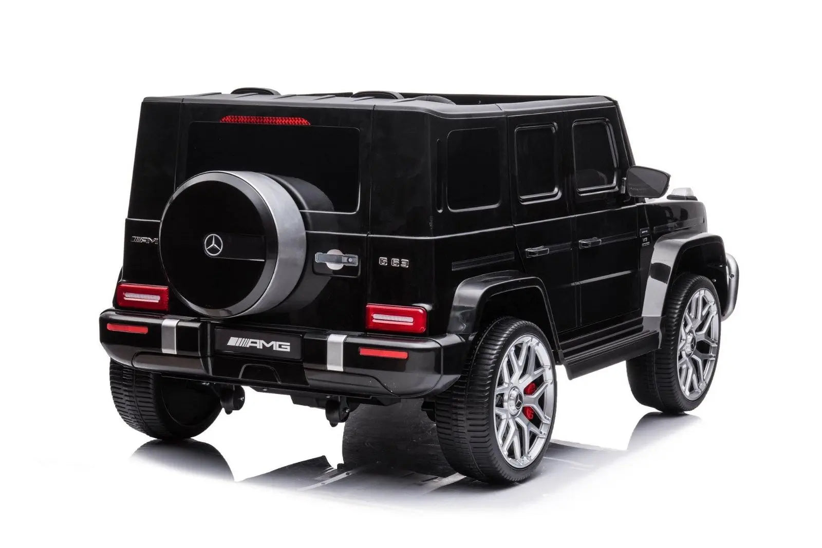 24V 4x4 Mercedes Benz G63 AMG 2 Seater G Wagon Ride on Car – rear view (2) | Freddo Toys Canada