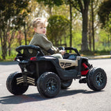 24V Can-Am Maverick 1-Seater UTV - Kids Electric Ride-On – rear view | Freddo Toys Canada