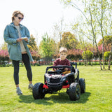 24V Can-Am Maverick 1-Seater UTV - Kids Electric Ride-On – dashboard and seat | Freddo Toys Canada