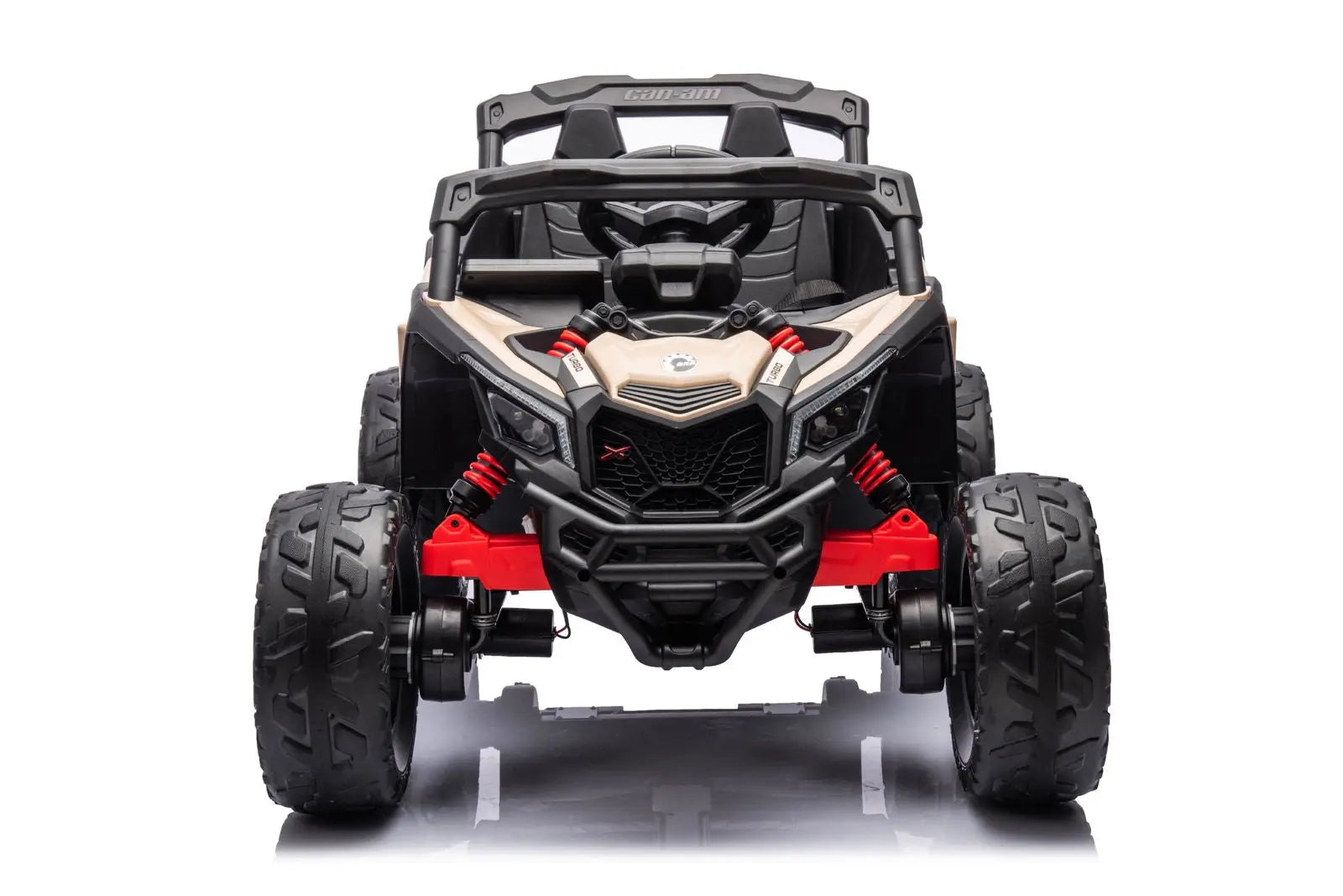 24V Can-Am Maverick 1-Seater UTV - Kids Electric Ride-On – LED headlights detail | Freddo Toys Canada