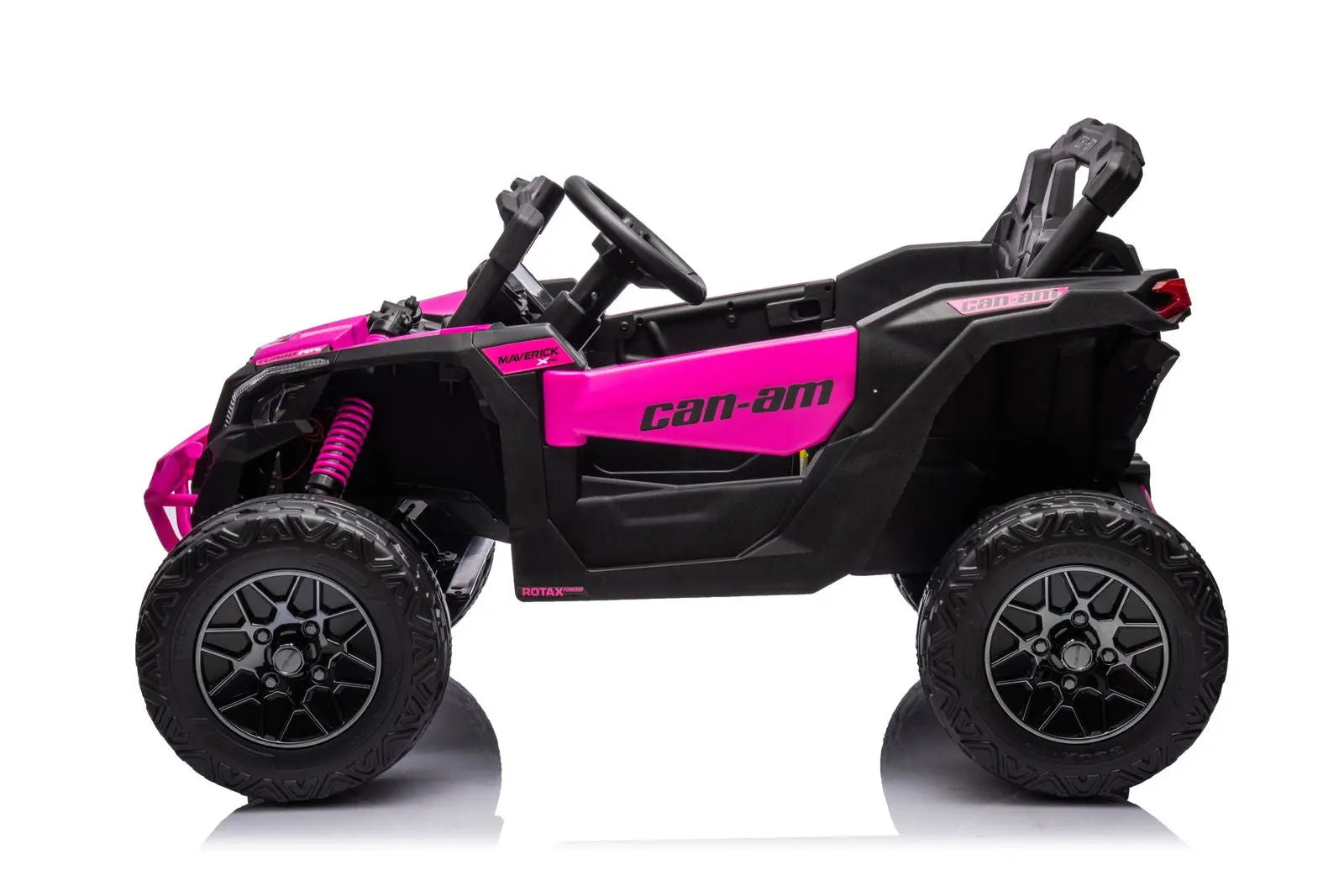 24V Can-Am Maverick 1-Seater UTV - Kids Electric Ride-On – LED headlights detail (2) | Freddo Toys Canada