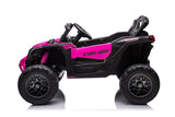 24V Can-Am Maverick 1-Seater UTV - Kids Electric Ride-On – LED headlights detail (2) | Freddo Toys Canada