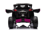 24V Can-Am Maverick 1-Seater UTV - Kids Electric Ride-On – open doors (2) | Freddo Toys Canada
