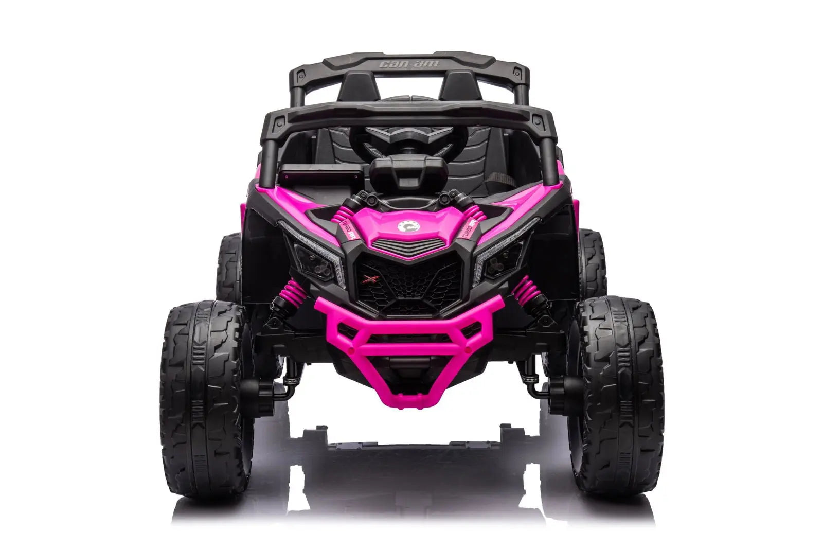 24V Can-Am Maverick 1-Seater UTV - Kids Electric Ride-On – interior detail (2) | Freddo Toys Canada
