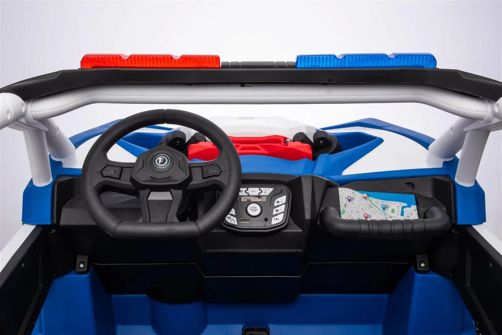 24V 4x4 Freddo Storm Police UTV 2-Seater for Kids with Lights & Sirens for Action-Packed Adventures  DTI Direct Canada