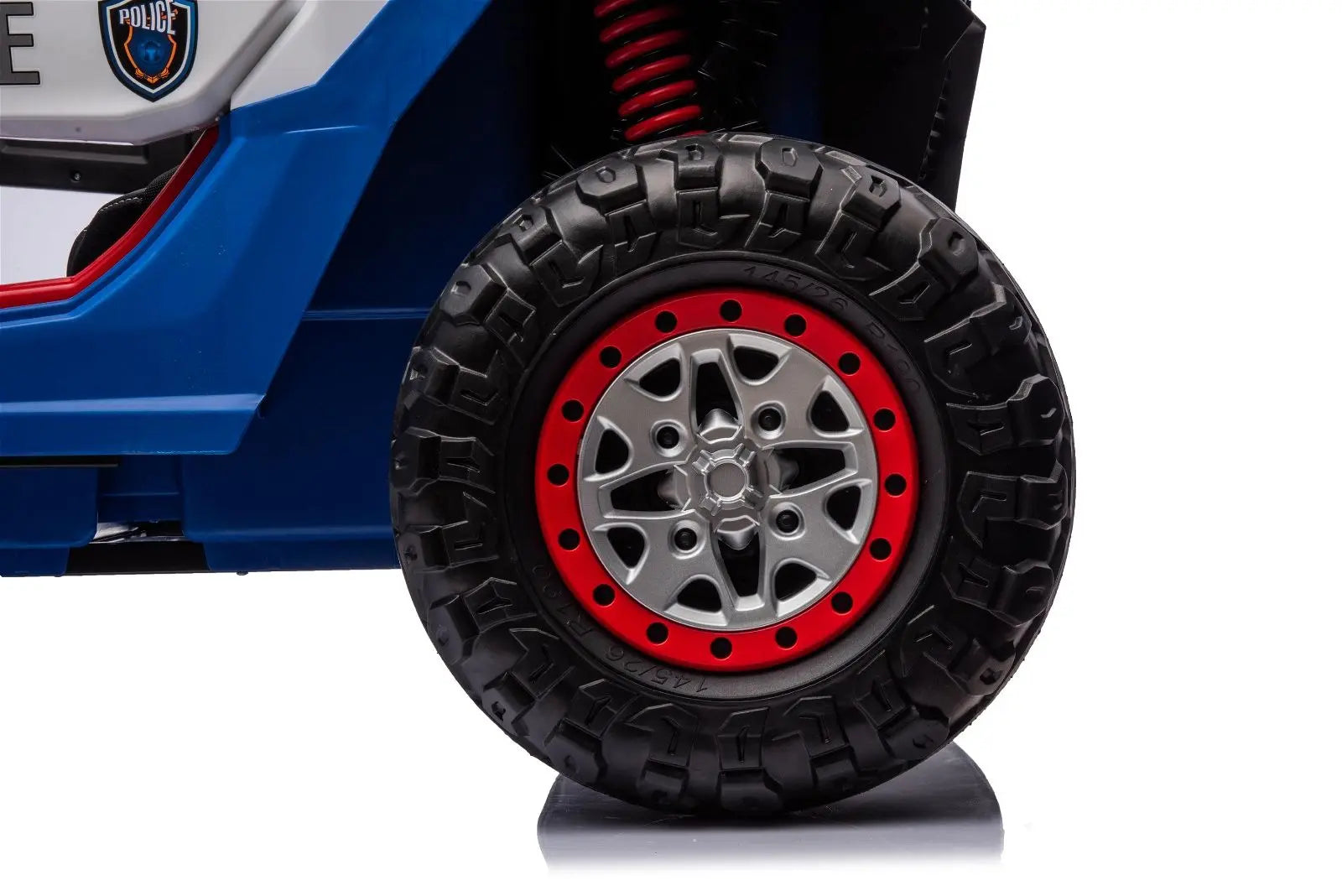 24V 4x4 Freddo Storm Police UTV 2-Seater for Kids with Lights & Sirens for Action-Packed Adventures – parental remote control | Freddo Toys Canada
