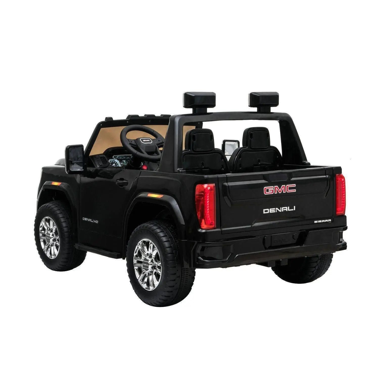 24V GMC Denali 2 Seater Ride on Car With Parental Remote Control by Freddo – front three-quarter view | Freddo Toys Canada