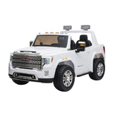 24V GMC Denali 2 Seater Ride on Car With Parental Remote Control by Freddo – side profile | Freddo Toys Canada