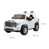 24V GMC Denali 2 Seater Ride on Car With Parental Remote Control by Freddo – feature detail | Freddo Toys Canada