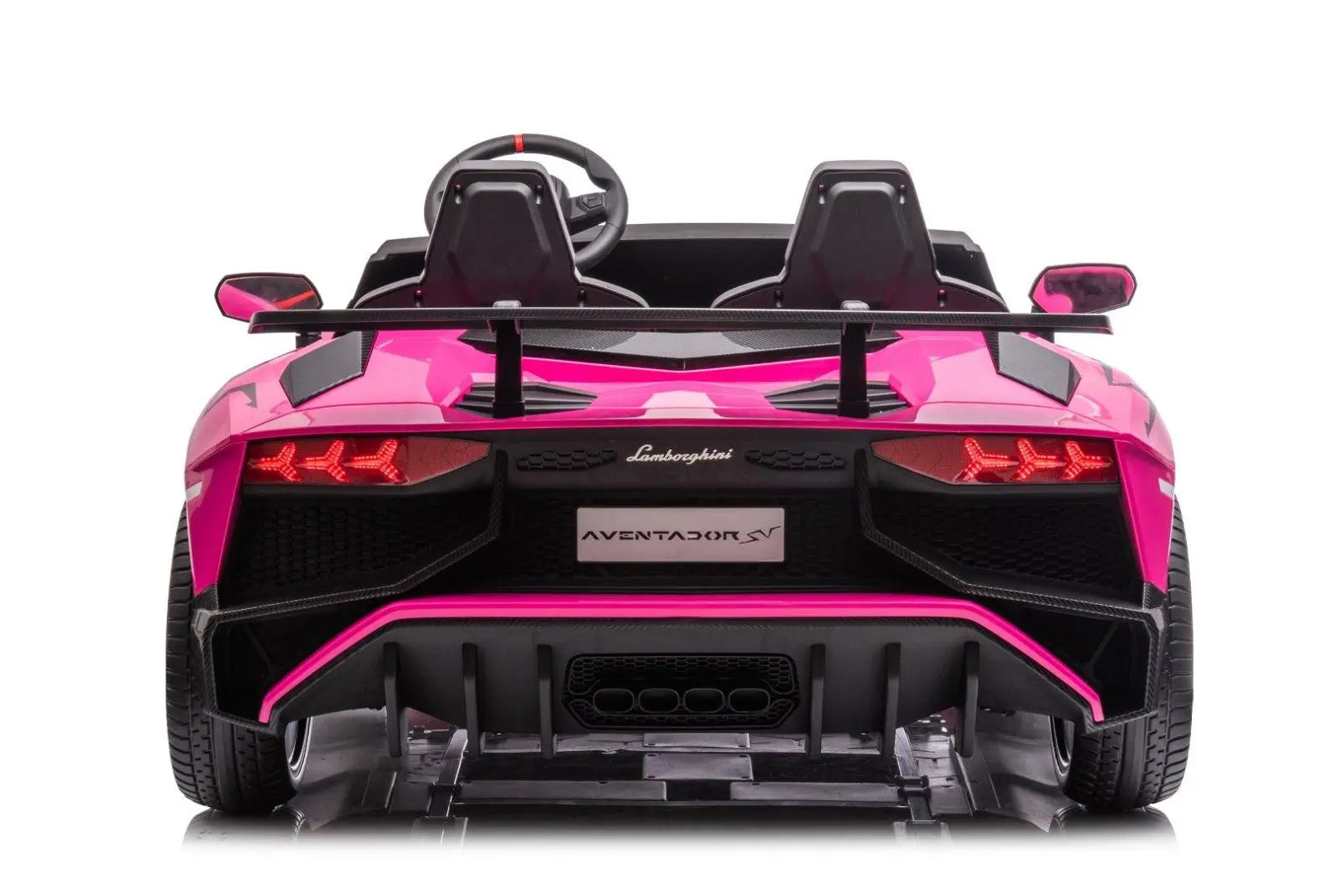 24V Lamborghini Aventador 2 Seater Ride On Car for Kids: Advanced Brushless Motor & Differential for High-Octane Fun – open doors | Freddo Toys Canada