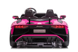 24V Lamborghini Aventador 2 Seater Ride On Car for Kids: Advanced Brushless Motor & Differential for High-Octane Fun – open doors | Freddo Toys Canada